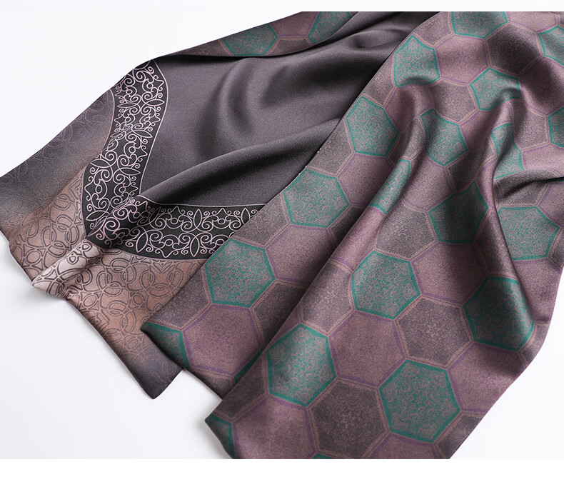 Hangsilu Silk Scarf for Men, Business Satin Double-Sided Colorful Long Scarf, Birthday Gift, Mid-Autumn Festival Gift for Dad Or Teacher 28