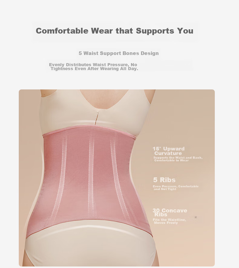 Babycare Postpartum Belly Wrap, Pelvic Shaping, Maternity Cesarean Section And Natural Delivery Waist Trainer, Abdominal Shaper, Listerine Modal Mulberry Silk, Size L 3