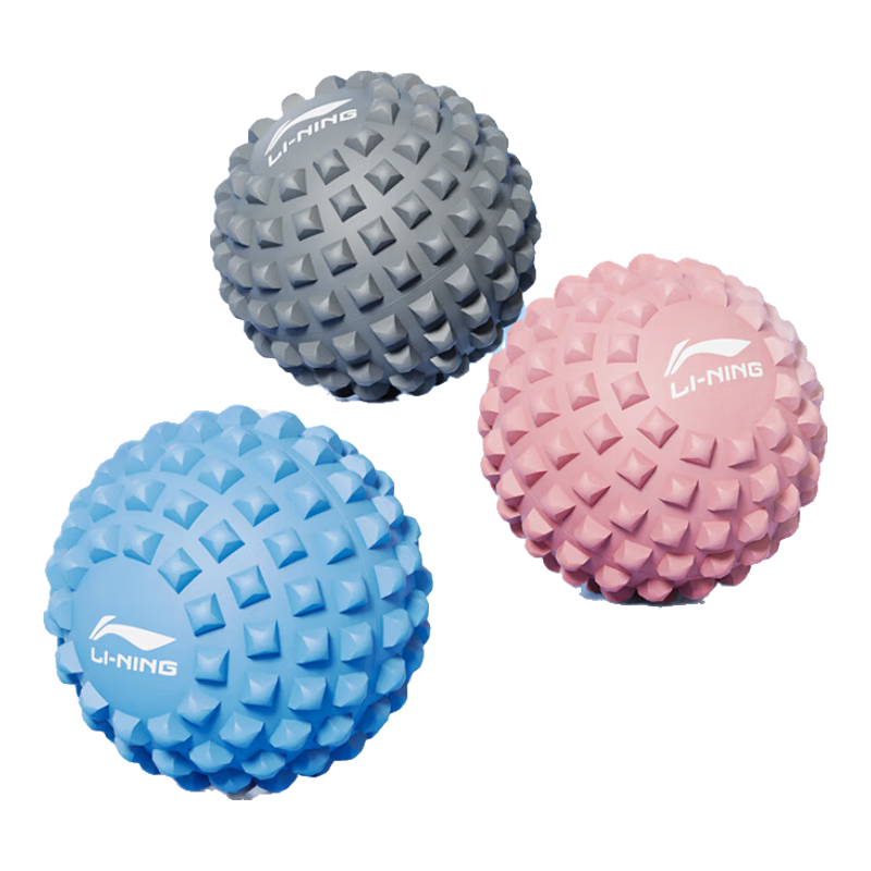 Li-Ning Plantar Fascia Massage Ball Muscle Relaxation Meridian Ball Foot Back Fitness Yoga Shoulder Neck Massage Ball