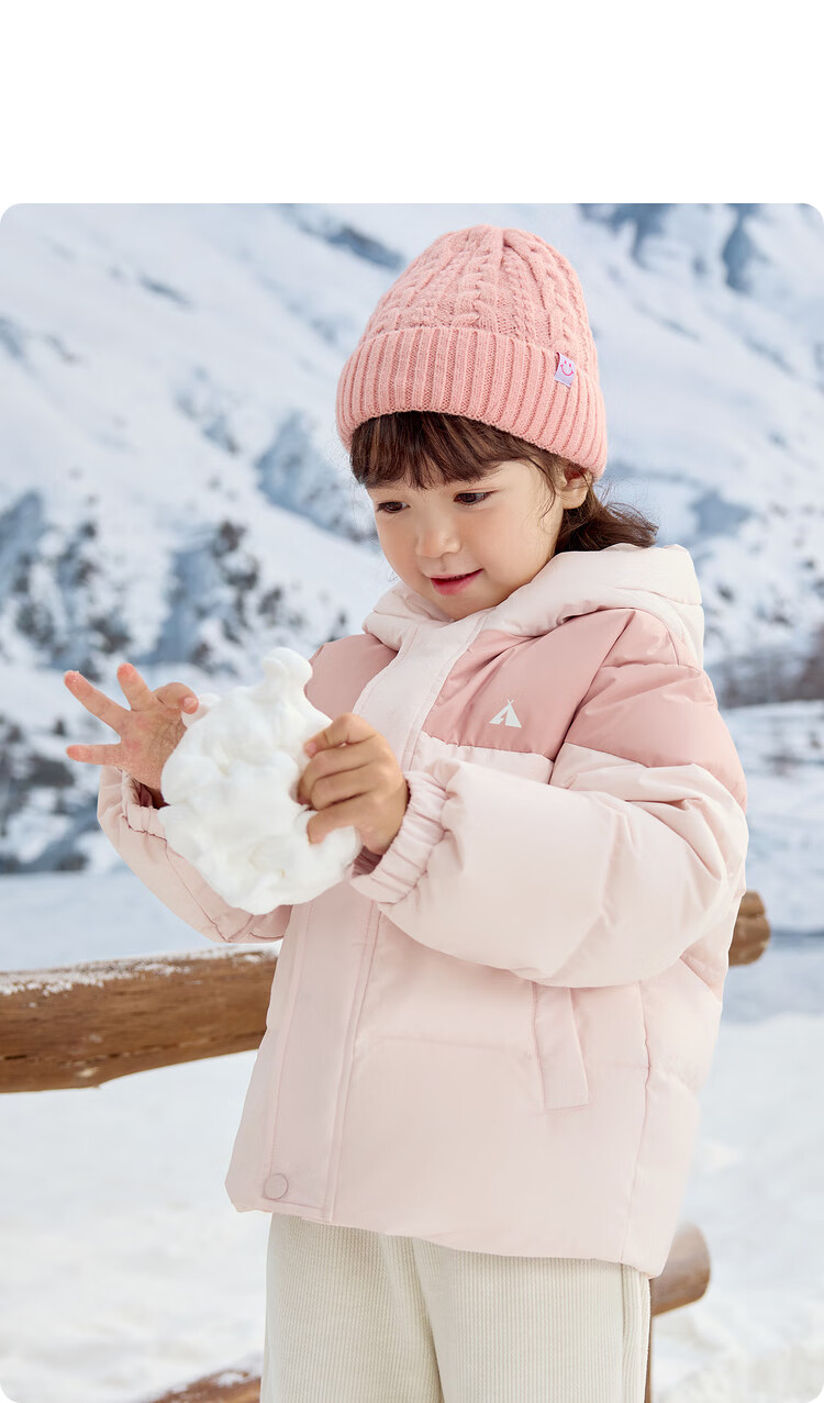BALABALA Children's down Jacket, Boys And Girls Thickened Coat, Winter New Style Parent-Child Outfit, Baby Outdoor Wear 24