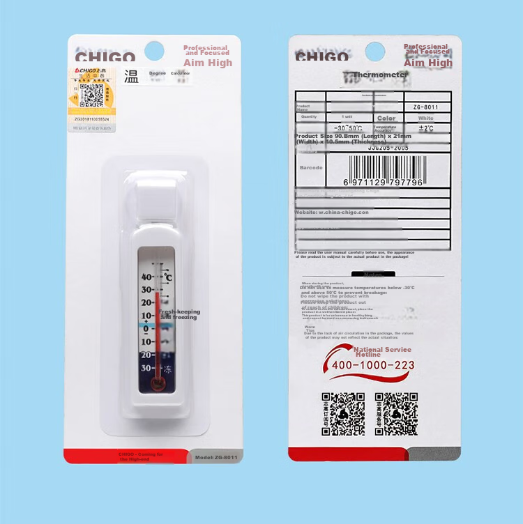 CHIGO Household Refrigerator Thermometer, Supermarket Freezer, Pharmacy Freezer, Refrigerated Storage Cabinet, Cooler Box Temperature Gauge ZG-8011 14