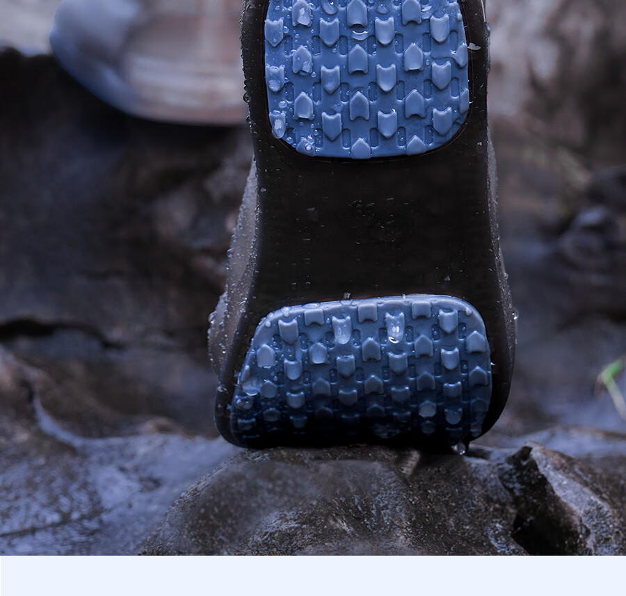 Zhengyu Rain Shoe Covers, Waterproof Non-Slip Wear-Resistant Thickened Children's Shoe Covers, Portable Rain Boots, Waterproof Shoes for Adults, Men And Wome 9