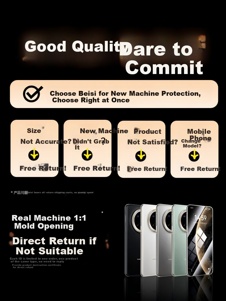BASEUS [3D Heat-Bent Full Adhesive Film | No Obstruction to Screen] Suitable for Huawei Mate70RS Tempered Glass Film, Mate70RS Phantom Master Phone Protective Film, Shockproof Anti-Fingerprint Protective Film 1