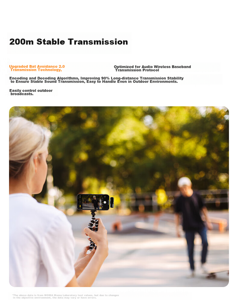 MOMA Yuesheng S1 Wireless Microphone, Live Streaming Noise Reduction Lavalier Microphone, MOMA Mungni S1 Dual-Channel Microphone for Android Phones, Direct Plug-In Vlog, Outdoor Interview Recording, Sound Card Microphone 10