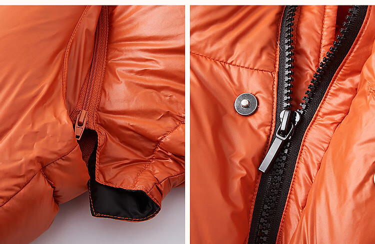 Dme [Detachable Sleeves] Winter Lightweight High-Heat Retention 90% Duck Down Stylish Front Short Back Long Women's down Jacket 13
