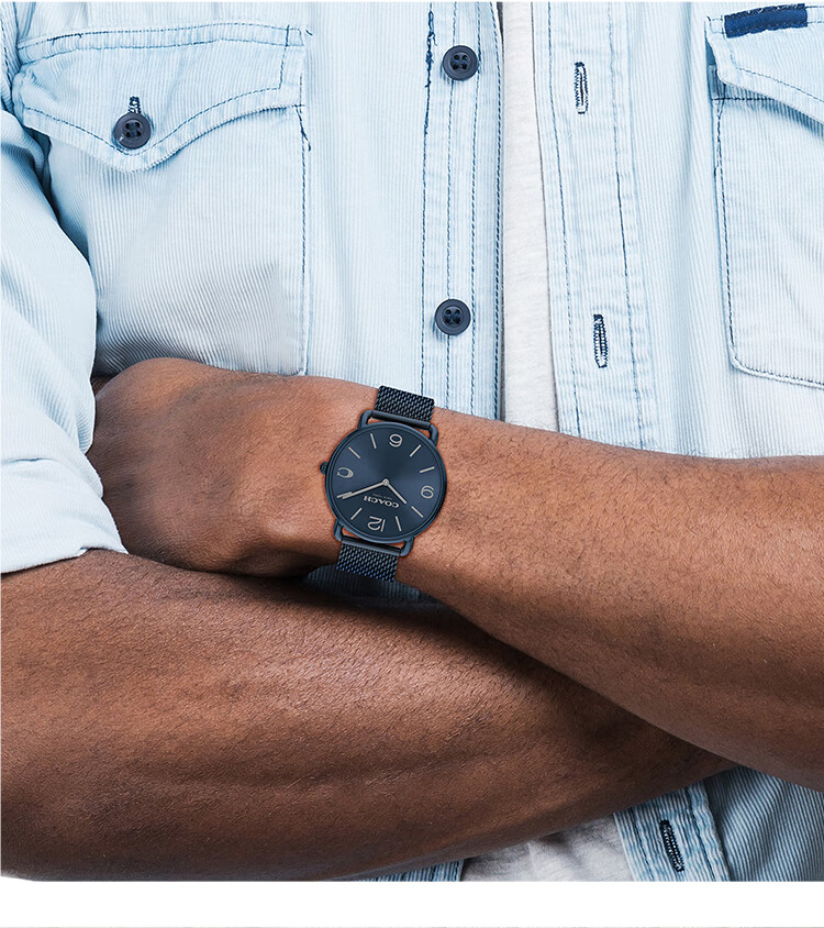 COACH ELLIOT Series Steel Band Quartz Men's Watch 14602650, Recommended by Kong Xue'er, Gift/giving 3