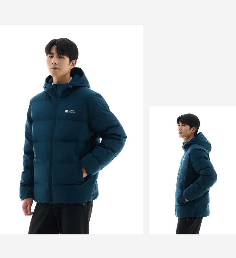 ANTA Bread Down Jacket | Short Hooded Down Coat Men Winter New Duck Down Warm Puffer Water-Repellent Jacket 15