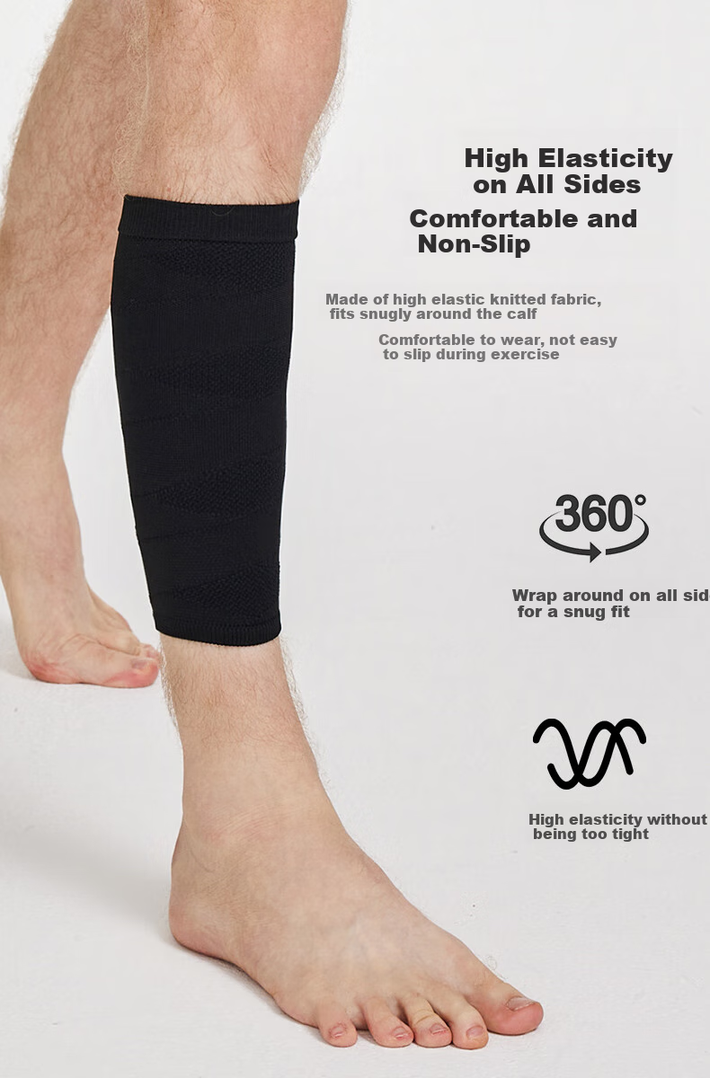 D&M Shin Guard for Men And Women, Sports Running Badminton Football Basketball Leg And Ankle Protector, One Piece 5