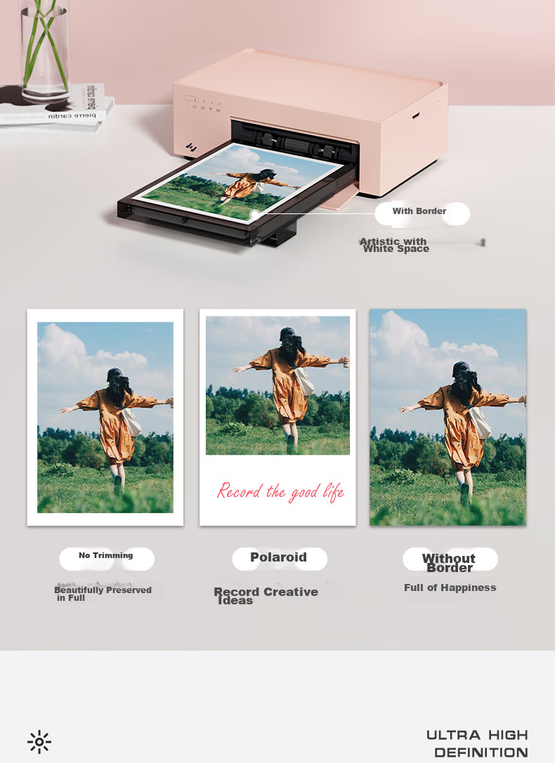 Jiyin N2 Wireless Home Photo Printer Color Printing Power Edition Automatic Laminating High Definition Supports 3-inch/6-inch Instant Photo Printer 15