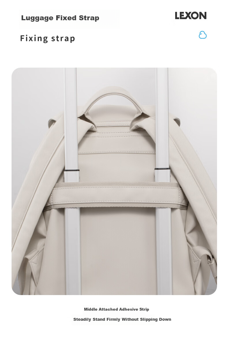 LEXON French Brand Backpack, Commuter Bag, Luxury Light Luxury Korean Style Ins Trend Fresh Travel Cute Girl Schoolbag 10