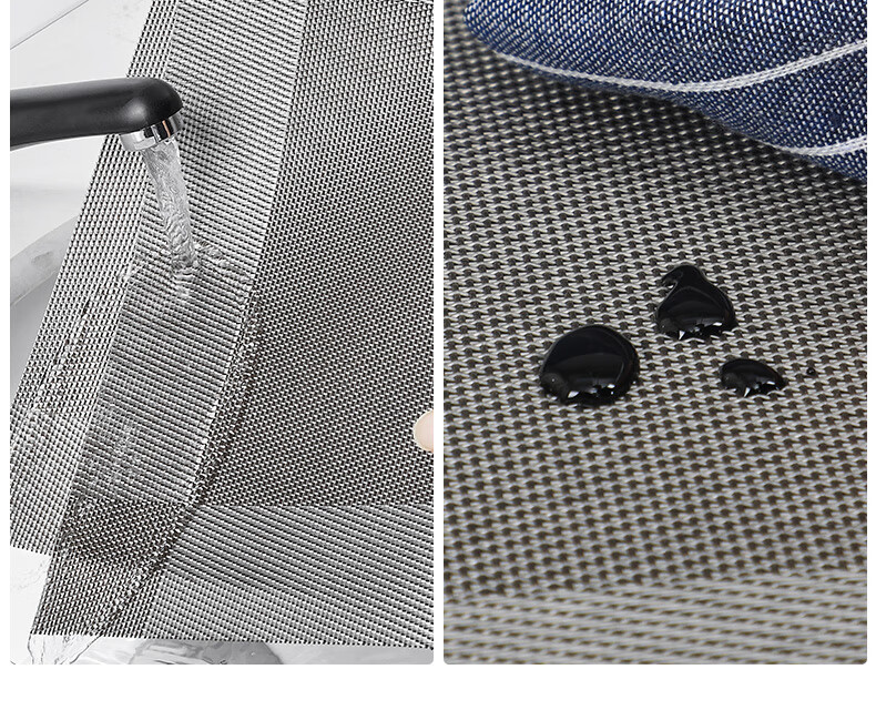 Siwangongli Heat-Resistant Coasters, Waterproof PVC Placemats for Home Use, Suitable for Pots, Plates, Bowls, And Cups, Set of 4 7