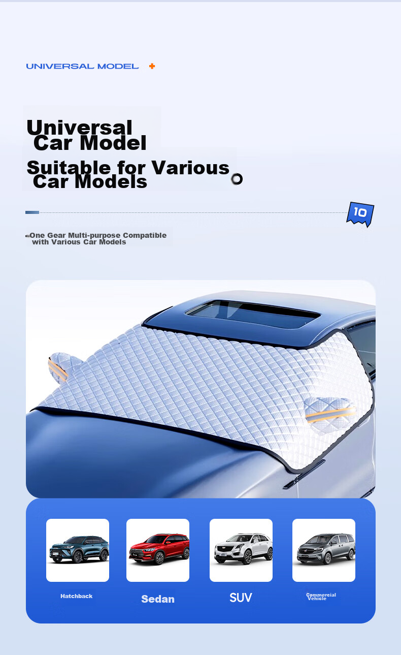 Mengduofu Car Windshield Cover, Snow Cover, Front Windshield Cover, Windshield Protector, Winter Frost And Freeze Protection Cover 18