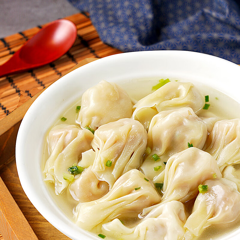 避风塘鲜虾云吞360g24只儿童速食小馄饨云吞速冻早餐食品早饭