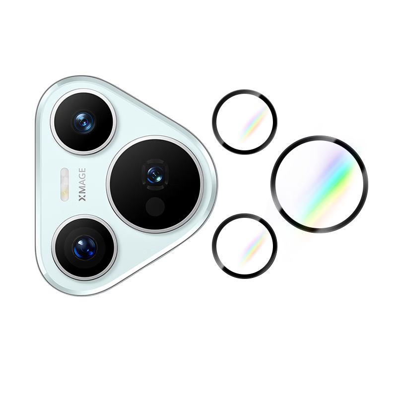 LLUNC Lens Protector for Huawei Pura70, HUAWEI P70 Rear Camera Protective Film, Independent Full Coverage AR Anti-Reflective High-Definition Scratch-Resistant Protective Film [3 Pieces]