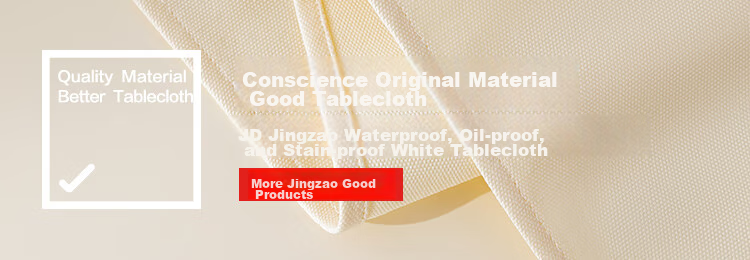 JD Original Large White Tablecloth, Waterproof And Oil-Resistant, Washable Fabric Table Cover, Thickened Table Mat for Dining Table And Coffee Table, 137x180cm 1