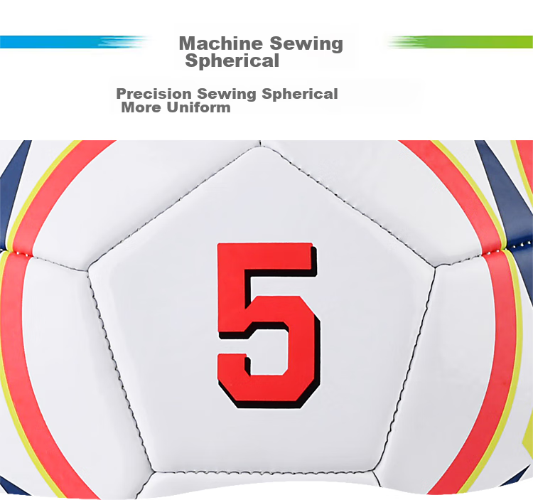 EVERVON Soccer Ball for Children And Adults, Training Standard, Durable Machine-Stitched Football, Size 5 PVC Football, EFP5-883 4