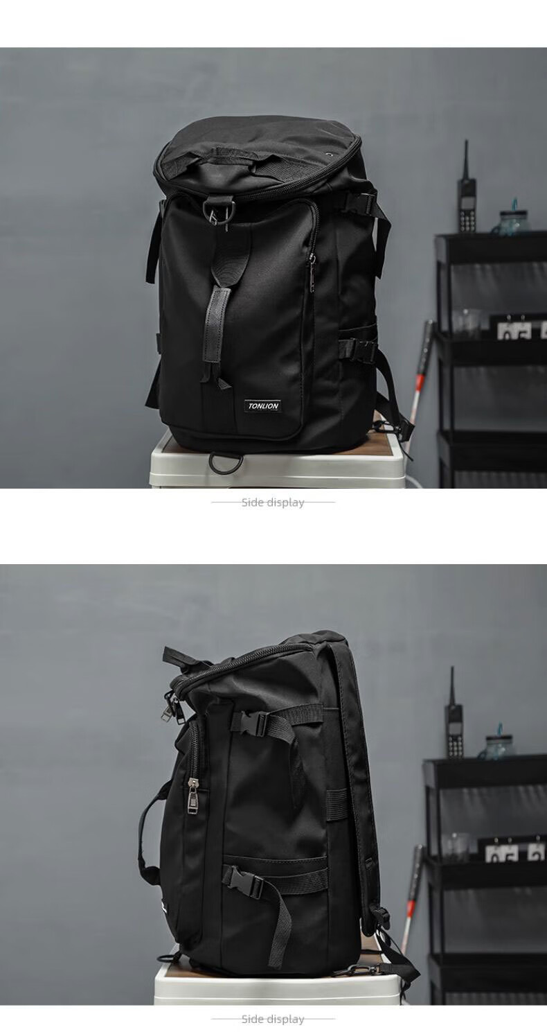 TonLion Backpack Large Capacity Sports Fitness Bag Travel Luggage Bag for Short Trips Outdoor Storage Crossbody Backpack 6