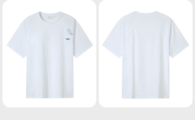 Pioneer Camp Summer Short-Sleeve Cotton T-Shirt for Men, Loose-Fit Casual Oversized Top for Middle-Aged, White, XL 19