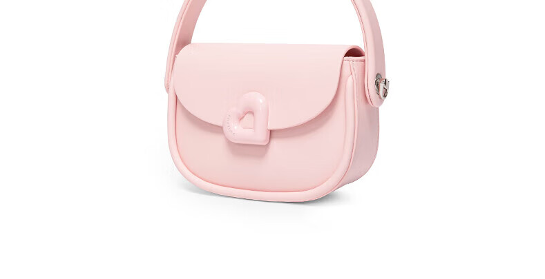 ONETIME Sweet Cool Time Peach Heart Bag, Niche Fashion Versatile Exquisite New Style Student Handbag for Going Out And Classes, Red 28