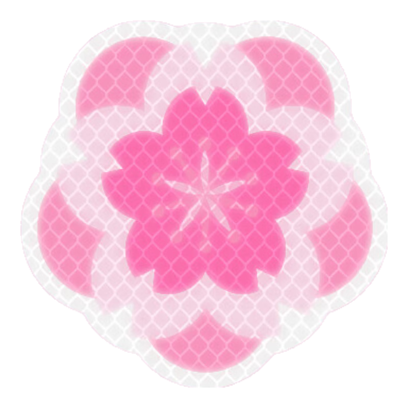3M Reflective Warning Tape, Luminous Sticker for Electric Bikes, Motorcycles And Cars, Scratch Cover, Diamond Grade - Small Peach Blossom, 9.5cm*9.5cm (1 Piece)