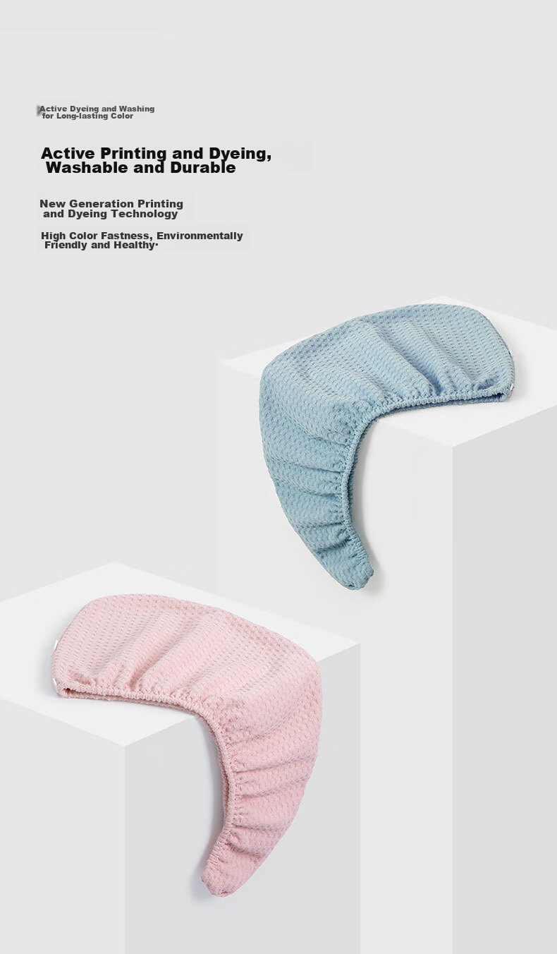 GGT Hair Drying Cap, High-Tech Upgraded Version, Thickened, Absorbent, Quick-Drying, Hair-Wiping Headscarf, Shower Cap for Women And Adults, Dark Gray 9