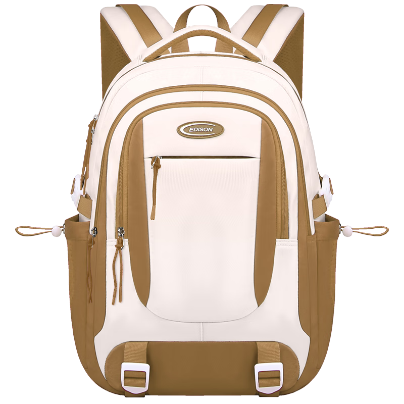 Edison Middle School Backpack for Girls, Spine Protection, Large Capacity, Water-Resistant, High School Student Backpack K08-7