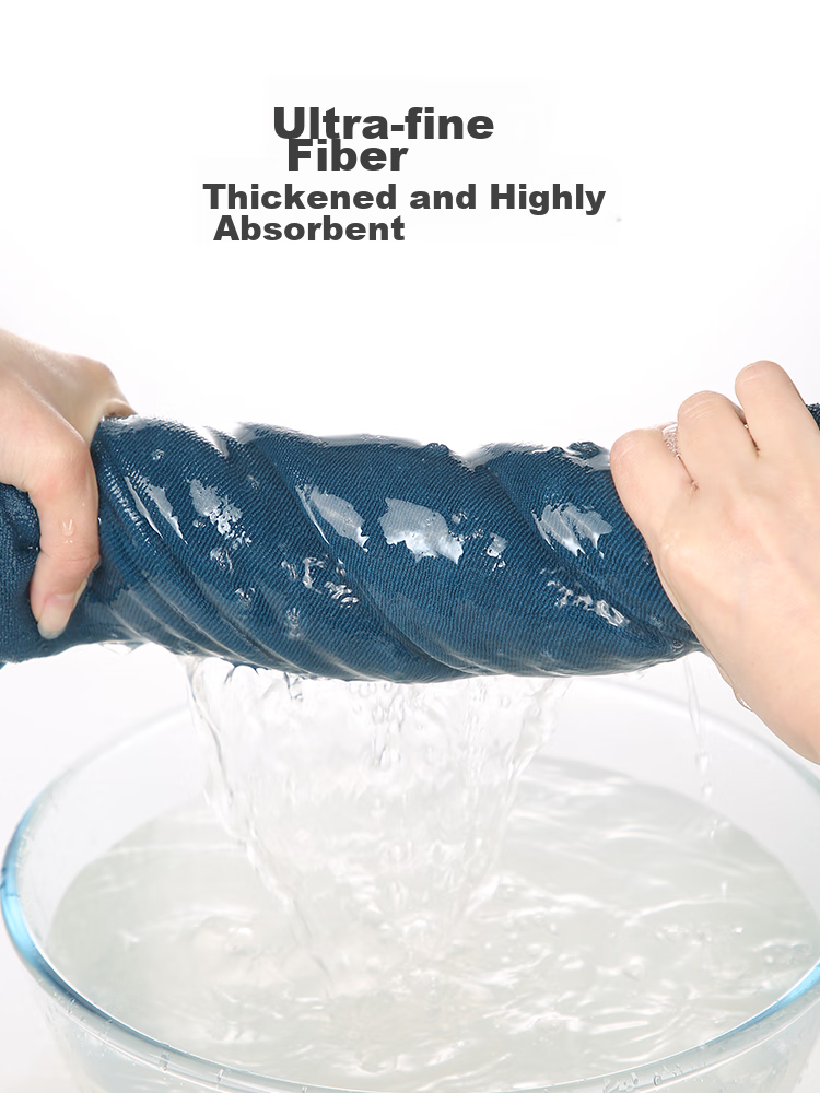 Good Weather Cleaning Cloth, Car Wash Towel, Glass Wiping Cloth, Housekeeping Cleaning Cloth, Short-Staple Fiber, 2 Pieces, 40*60 Cm 7