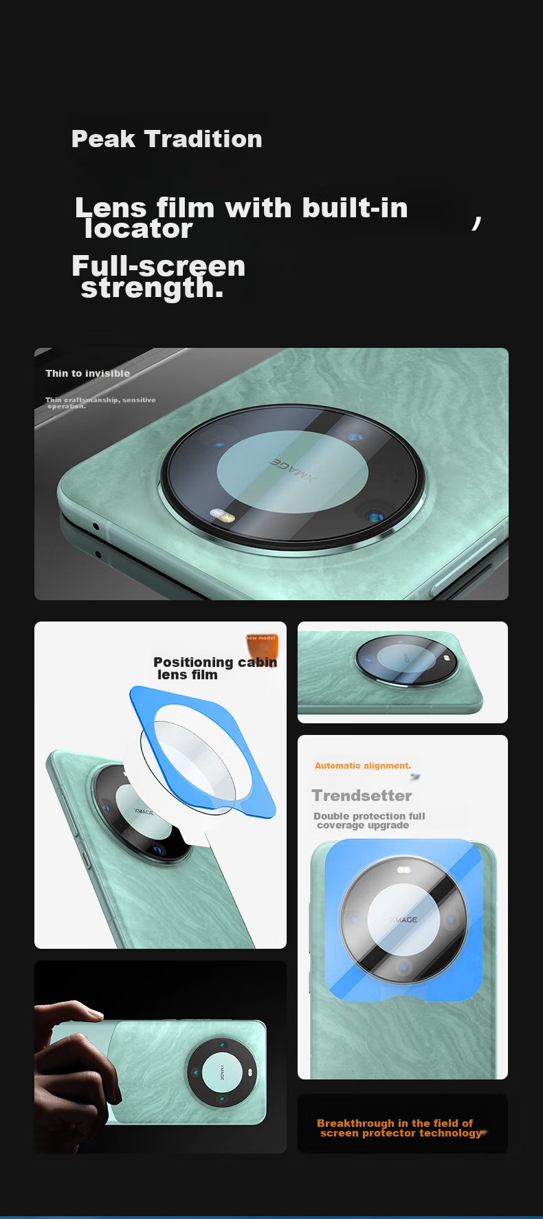 Wali [Full Adhesive High-Definition 3D Hot Bending Film] Suitable for OnePlus Ace6 Tempered Glass Screen Protector, 1+OnePlus Ace6 Phone Film, Fingerprint-Resistant Full-Screen Ultrasonic Fingerprint Unlock 3