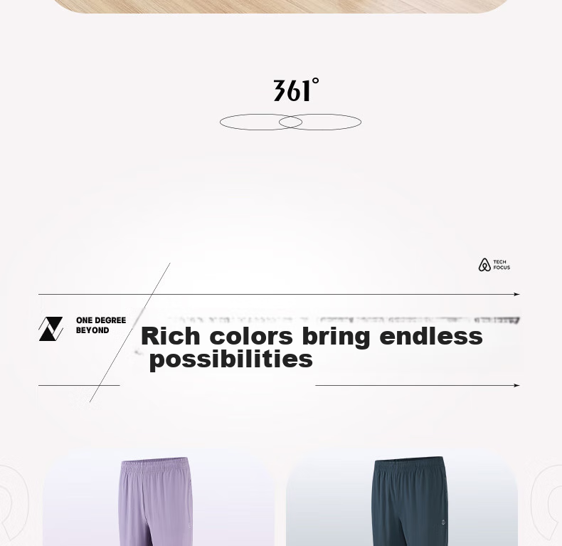 361° Women's Sports Pants, Spring And Autumn Sun Protection, Running Casual Ice Silk Thin Loose-Fit Ankle-Tied Capri Pants 662414714H-3 17