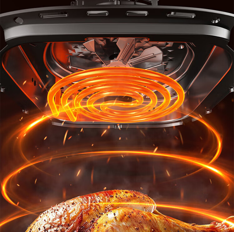 Joyoung Home Oil-Free Low-Fat French Fry Maker, 6.5L, No Flipping Required, Air Fryer with 3D Water-Filling Compartment, KL65-V576 21