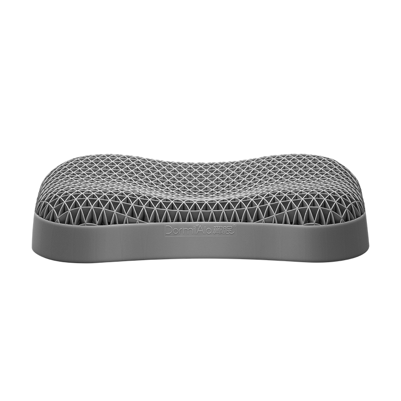 Yimian Pillow for Men, Non-Memory Foam Cervical Support Pillow Core, High Side Sleeping Pillow, Strong Breathability, Washable, Breathable, Gray