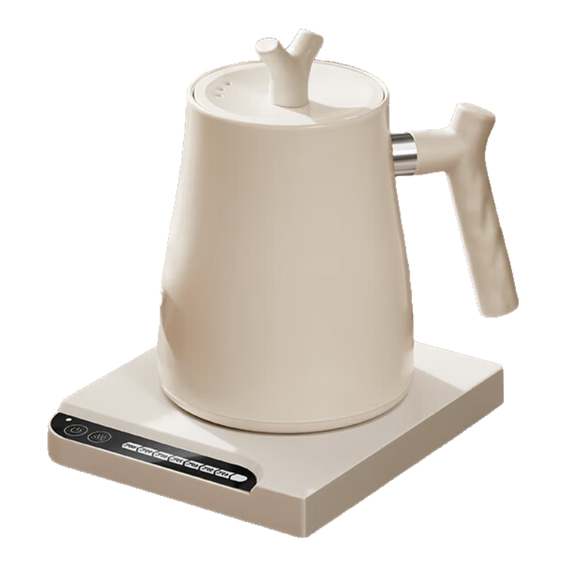 TEOTM Pour-Over Kettle, Electric Heating Temperature-Controlled Pour-Over Kettle with Ear Handle And Long Spout, Constant Temperature Tea Pot, Electric Hot Water Kettle
