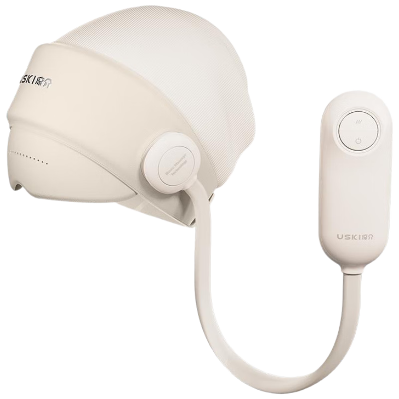 Liangjie R1 Head Massager Scalp Massage Device Automatic Massage Cap Portable Lightweight Pressure-Relieving Sleep Aid Eye Hot Compress Mid-Autumn Festival Birthday Gift for Friends And Parents