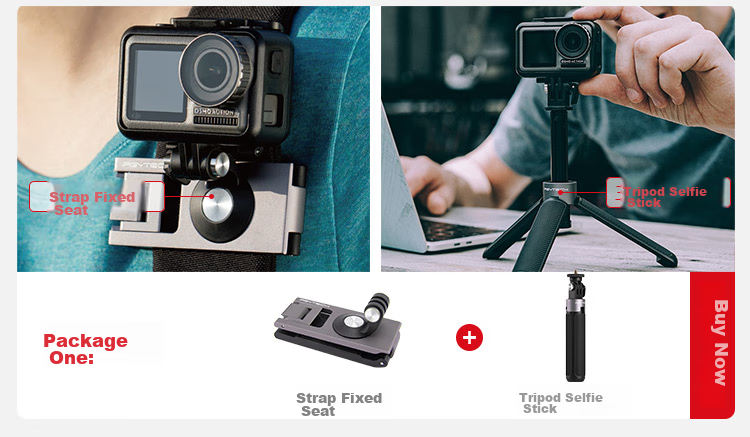 PGYTECH Tripod Selfie Stick for Osmo Action5pro/4/Photo Stand Extension Pole for GoPro11 Hero10/9 Pocket2 Action Camera Accessory Desktop Tripod 1