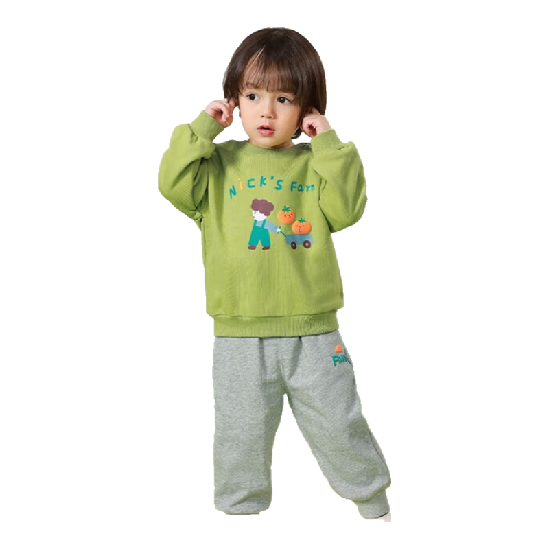 Ciciibear Baby Outfit Set for Girls And Boys, Sweatshirt Casual Pants Spring Sportswear Set