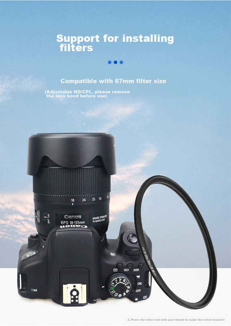 JJC Lens Hood for Canon RF 24-105 IS STM, 67mm Lens, Compatible with RF 28-70 IS STM And EF-S 18-135 IS USM Lenses 5