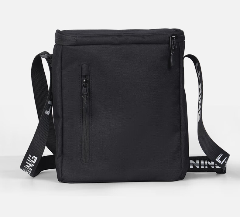 Li-Ning Crossbody Bag for Men, Lightweight Multifunctional Sports Travel Bag, Large Capacity Cycling Bag, Shoulder Bag, Athletic Casual Bag, Gray 22