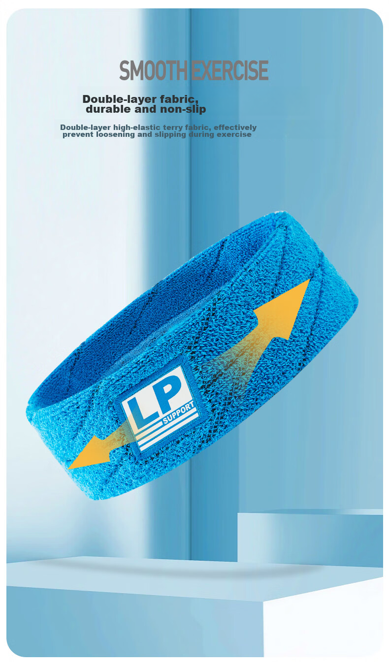 LP Sports Headband for Men And Women, Sweat-Absorbing Headband, Sweat-Stopping Band, Running Sweat-Guiding Band, Basketball Sweat-Proof Headband, Hair-Tying Band, Head Hoop 6