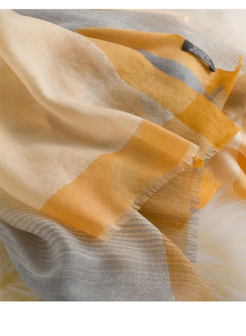 Hangsifu Pure Cashmere Scarf, Large Size Shawl, Outer Wrap Neck Scarf, Practical Gift for Mom on Holidays, Birthdays, And Mid-Autumn Festival 16