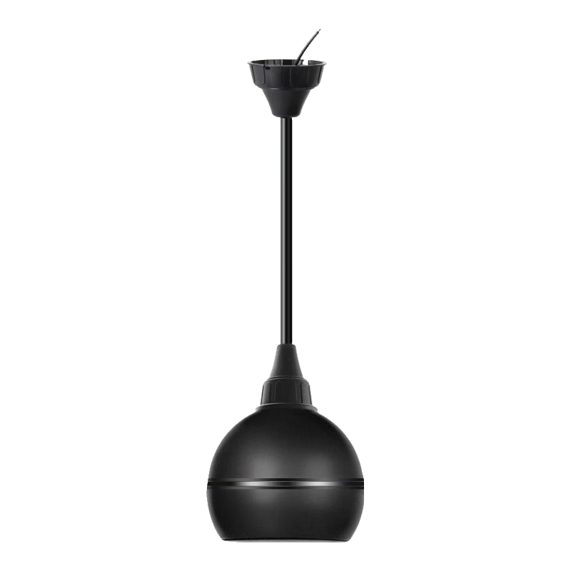 Newmine D20 Wireless FM Hanging Ball Ceiling Speaker Active Wireless Hanging Ball Speaker for Mall Store Background Music Broadcasting