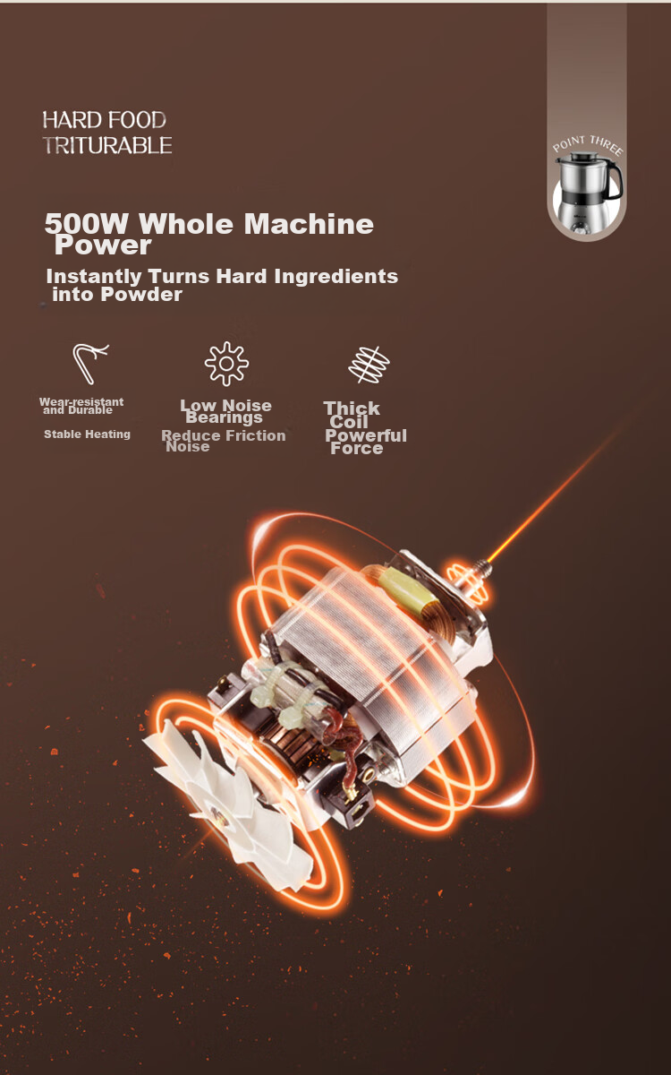 Bear Grinder, Home Powder Grinding Machine, Powder Maker, Chinese Herbal Medicine Crusher, Food Processor, Stainless Steel Powder Grinding Machine FSJ-A03E1 8