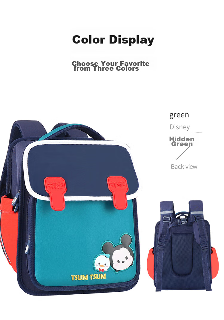 Disney Kindergarten Backpack for Boys And Girls in First And Second Grade Elementary School Students, Lightweight 3D Travel Backpack with Reduced Burden, Pink 6