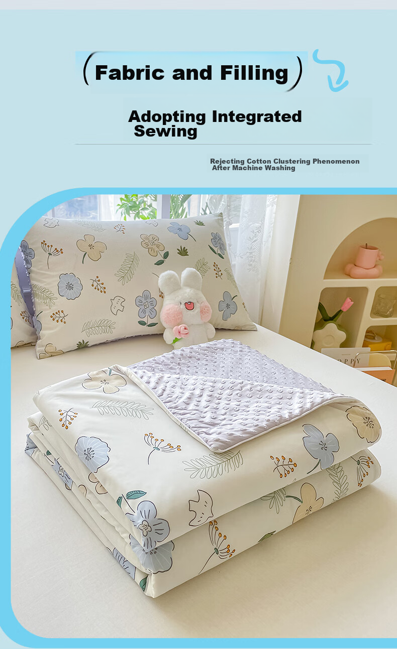 Grace Class A Ice Silk Summer Quilt, Cooling Sensation Value 0.21, Cool Silk Air Conditioning Quilt, Machine Washable Thin Quilt, 200*230cm 12