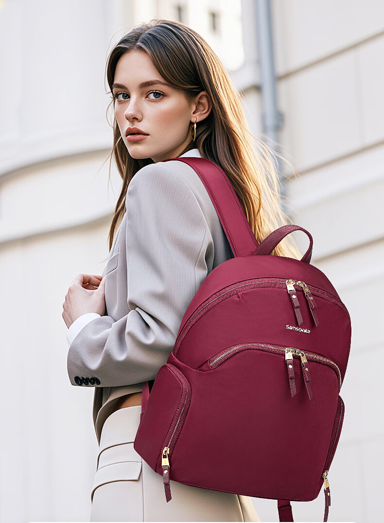 Xinxiuli Backpack Laptop Bag for Women, Business Commute 14-Inch Backpack Schoolbag Notebook Travel Bag Elegant And Fashionable 1