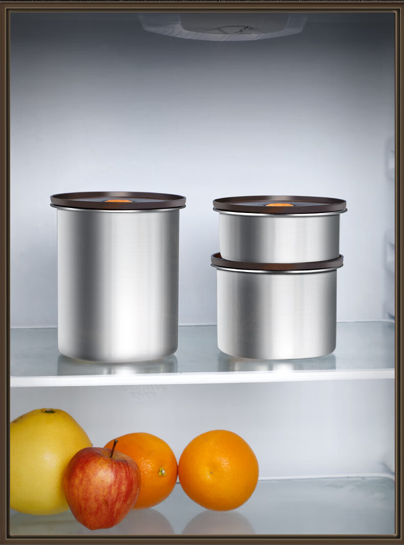 Maxcook (MAXCOOK) 316L Stainless Steel Food Storage Container with Lid, Lunch Box, Bento Box, Refrigerator Sealed Storage Box 1000ml MCFT6465 6