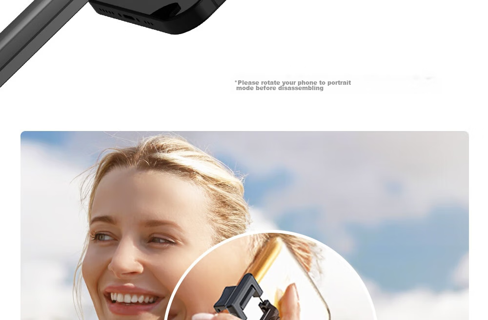 SelfieShow Action Camera Neck Strap Compatible with DJI OsmoAction4/G0Pro12/11 Pocket3/4P, First-Person Perspective Shooting, Cycling Mount, Rotatable 14