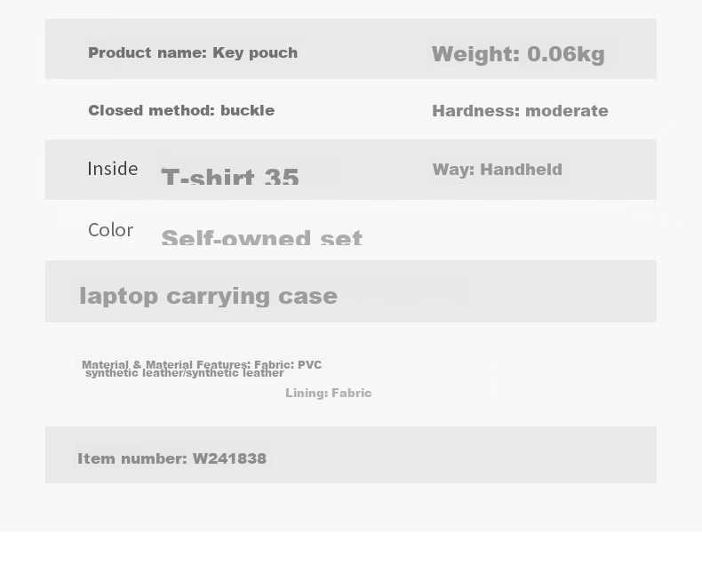 GOLF Key Pouch, Women's Fashionable Printed Multifunctional Storage Bag, Card Holder, Classic Key Case, Car Keychai 14