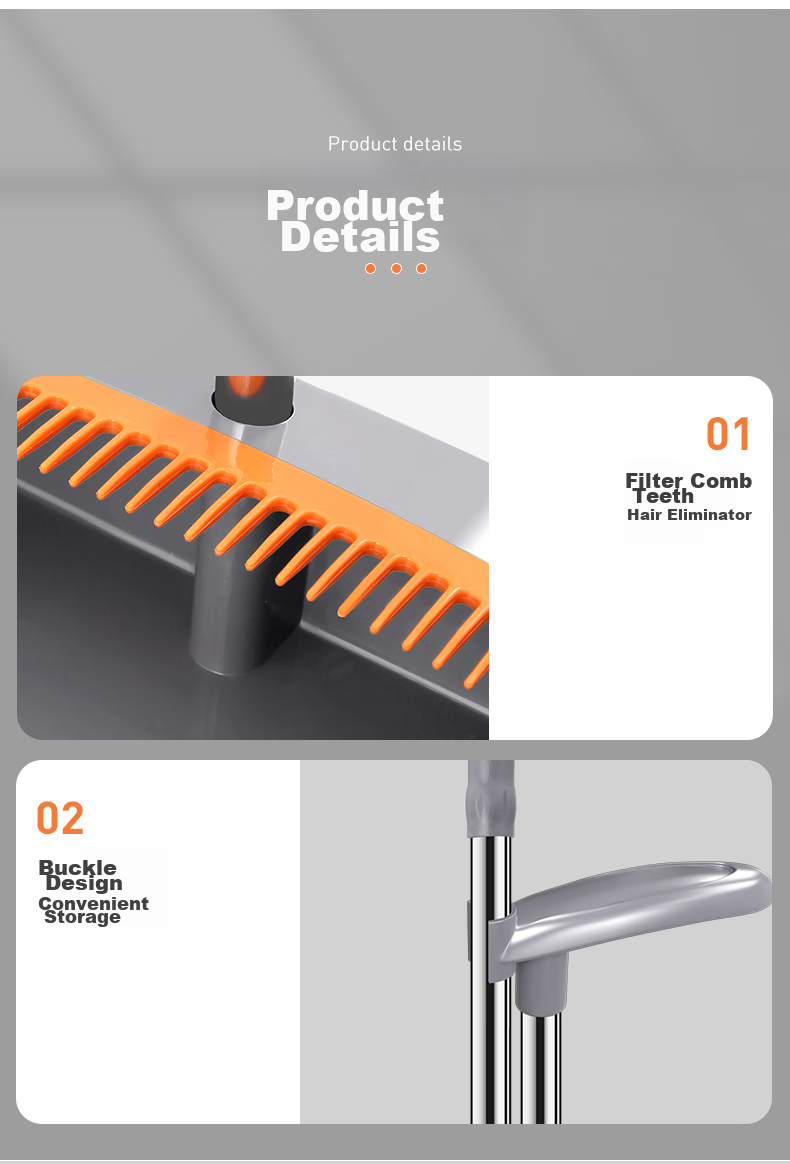Lilin Windproof Broom with Comb-Shaped Dustpan, Sweeping Set for Home Use, 2-Piece Combinatio 9