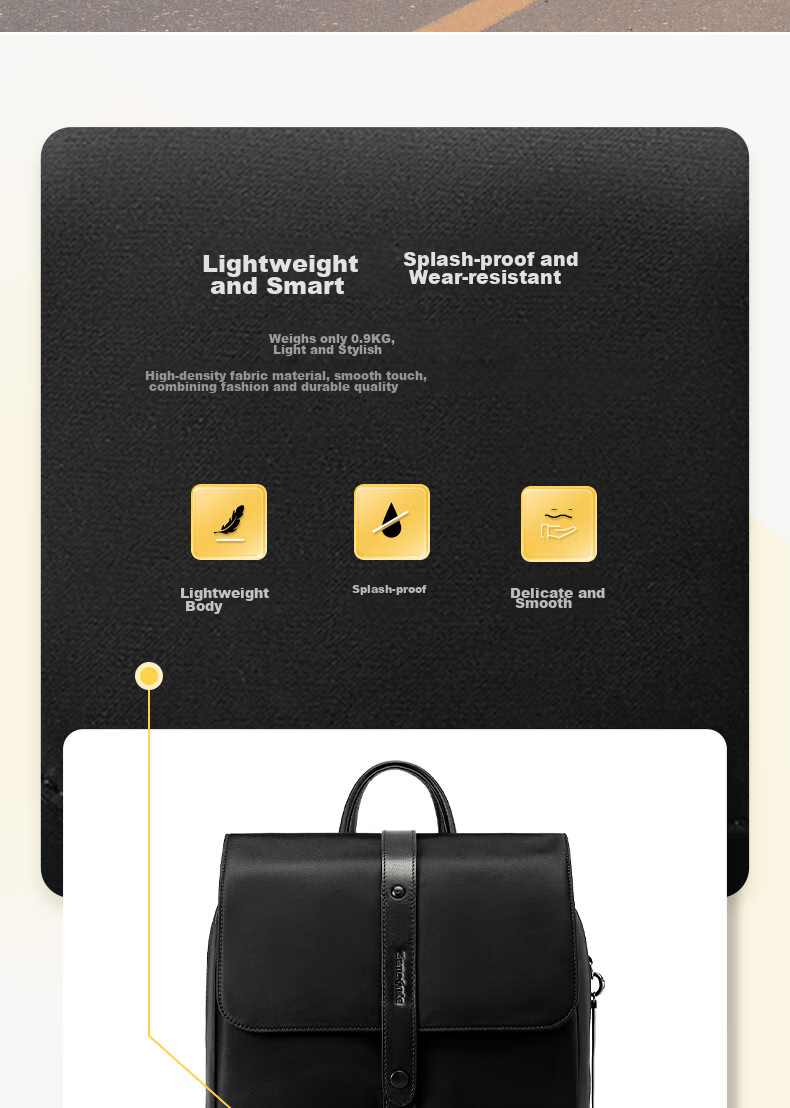 Xinxiuli Casual Fashion Backpack Laptop Bag, 13.3-Inch, for Men And Women, Flip-Top Design, Lightweight TM7*015 3