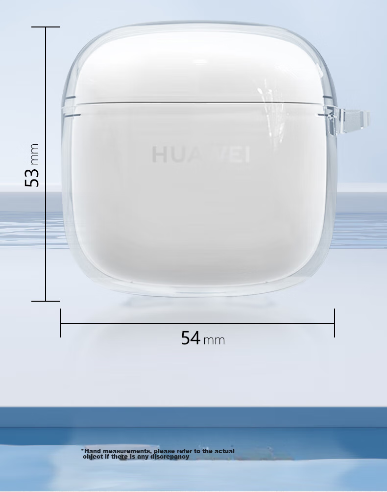 Earphone Protective Case, Suitable for Huawei FreeBuds SE 2/SE 3 Bluetooth Earphones, 4ANC Charging Case Storage Box, TPU Soft Shell Accessory, Shockproof, Transparent 4